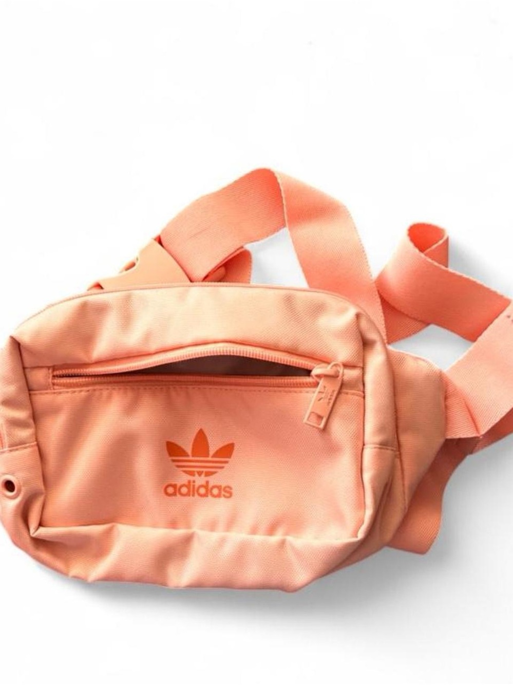 adidas Peach Crossbody Bag with Trefoil Logo